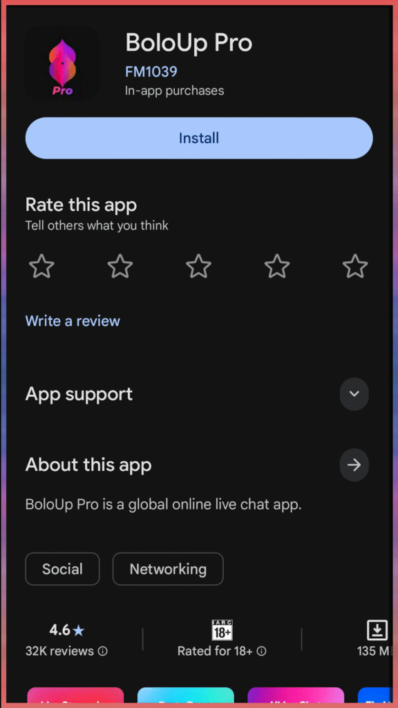 BoloUp Agency Registration - Step 1 - Playstore